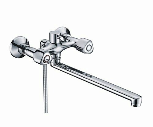 Amper 2902L Double-lever mixer with long spout Amper 2902L Double-lever mixer with long spout