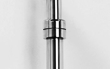 Height-adjustable shower slide bar
