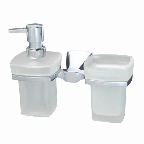 К-2589 Holder with cup and soap dispenser wassekraft