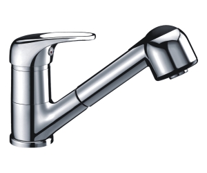 Oder 6365 Single-lever sink mixer with pull out spray wassekraft