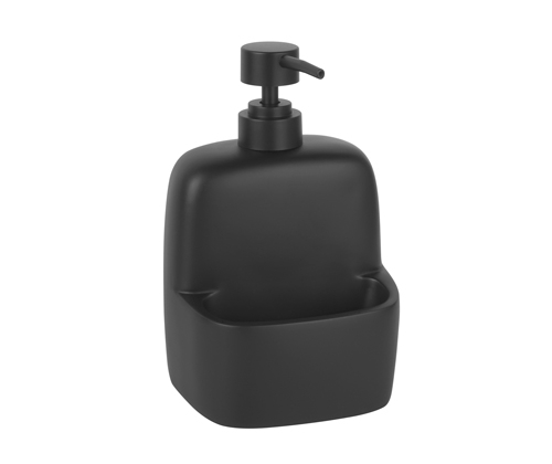 K-8499BLACK Soap dispenser with sponge holder