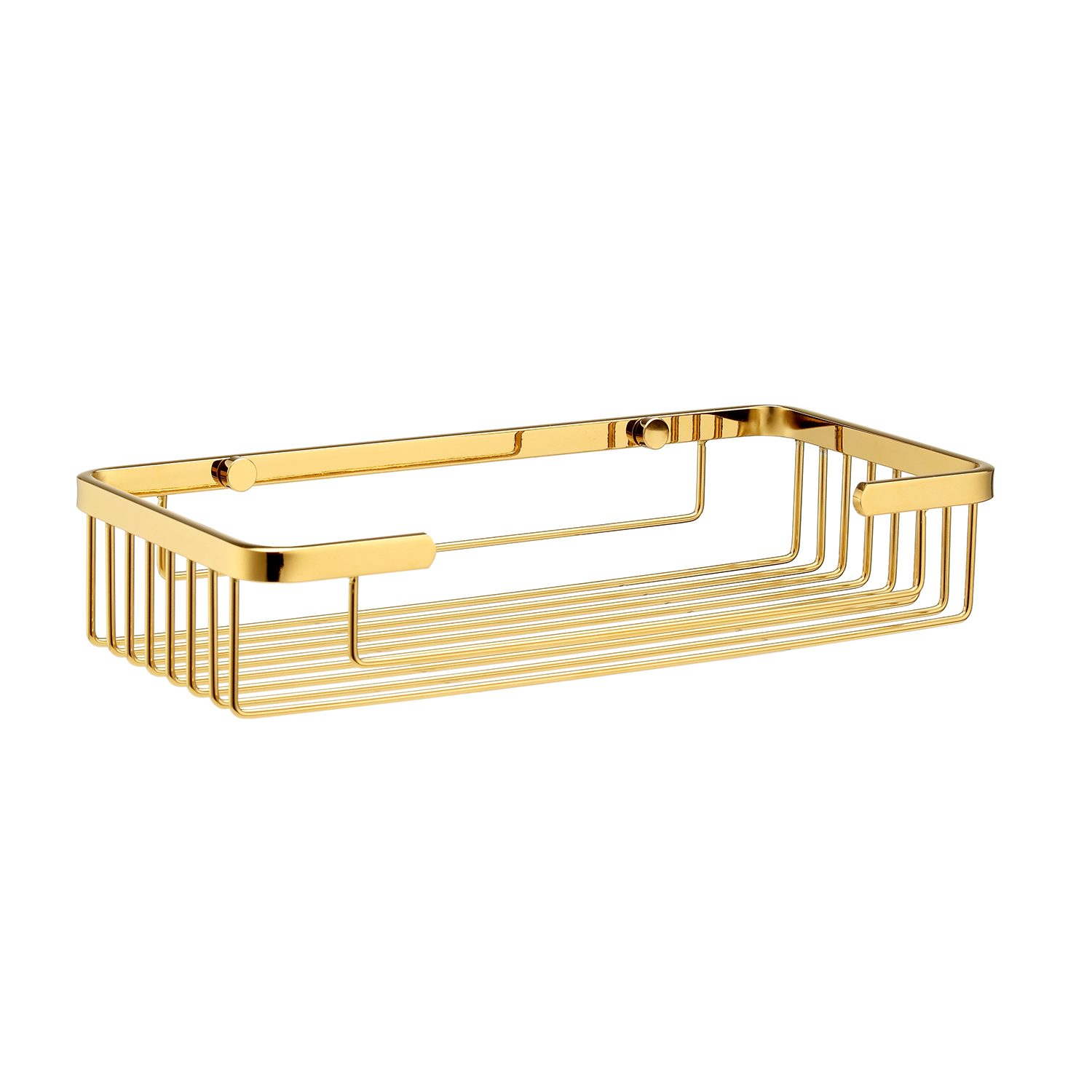 K-722POLISHED GOLD Corner metal shelf