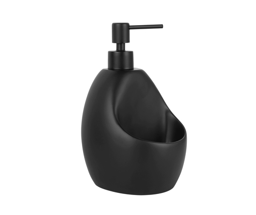 K-8099BLACK Soap dispenser with sponge holder