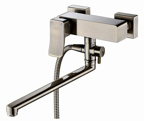Exter 1602L Single-lever shower mixer with long spout