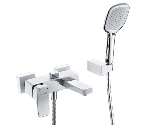 Aller 1061WHITE Single-lever bath-shower mixer