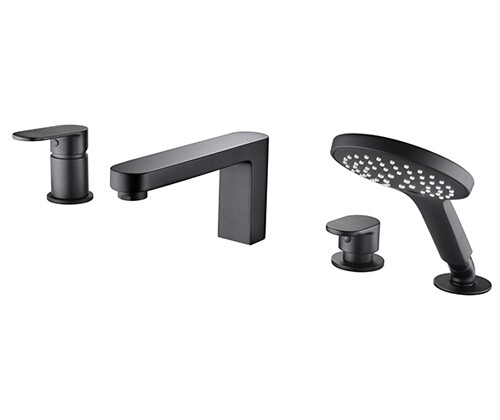 Elbe 7455 4-hole deck-mounted bath shower mixer
