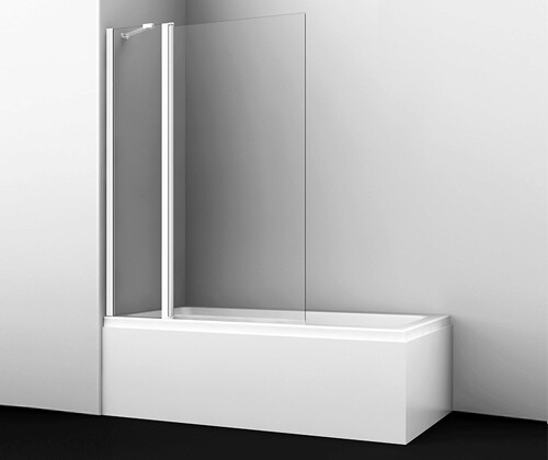 Berkel 48P02-110WHITE Fixed Pivot Bath Screen