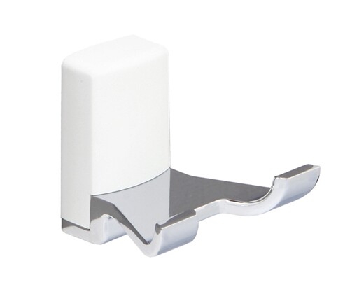 К-5023WHITE Double robe hook