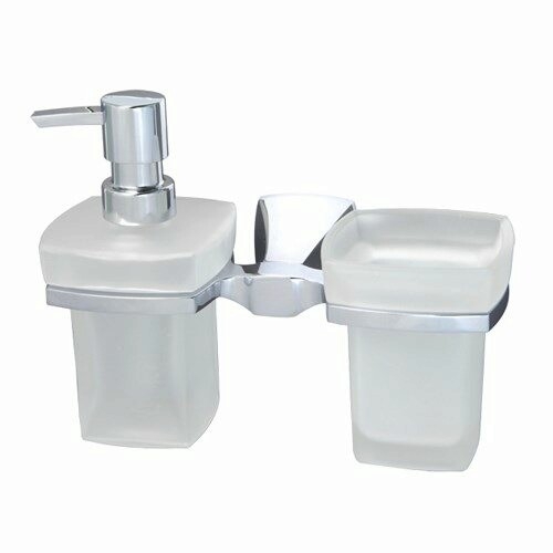 К-2589 Holder with cup and soap dispenser