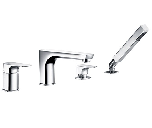 Salm 2755 4-hole deck-mounted bath shower mixer