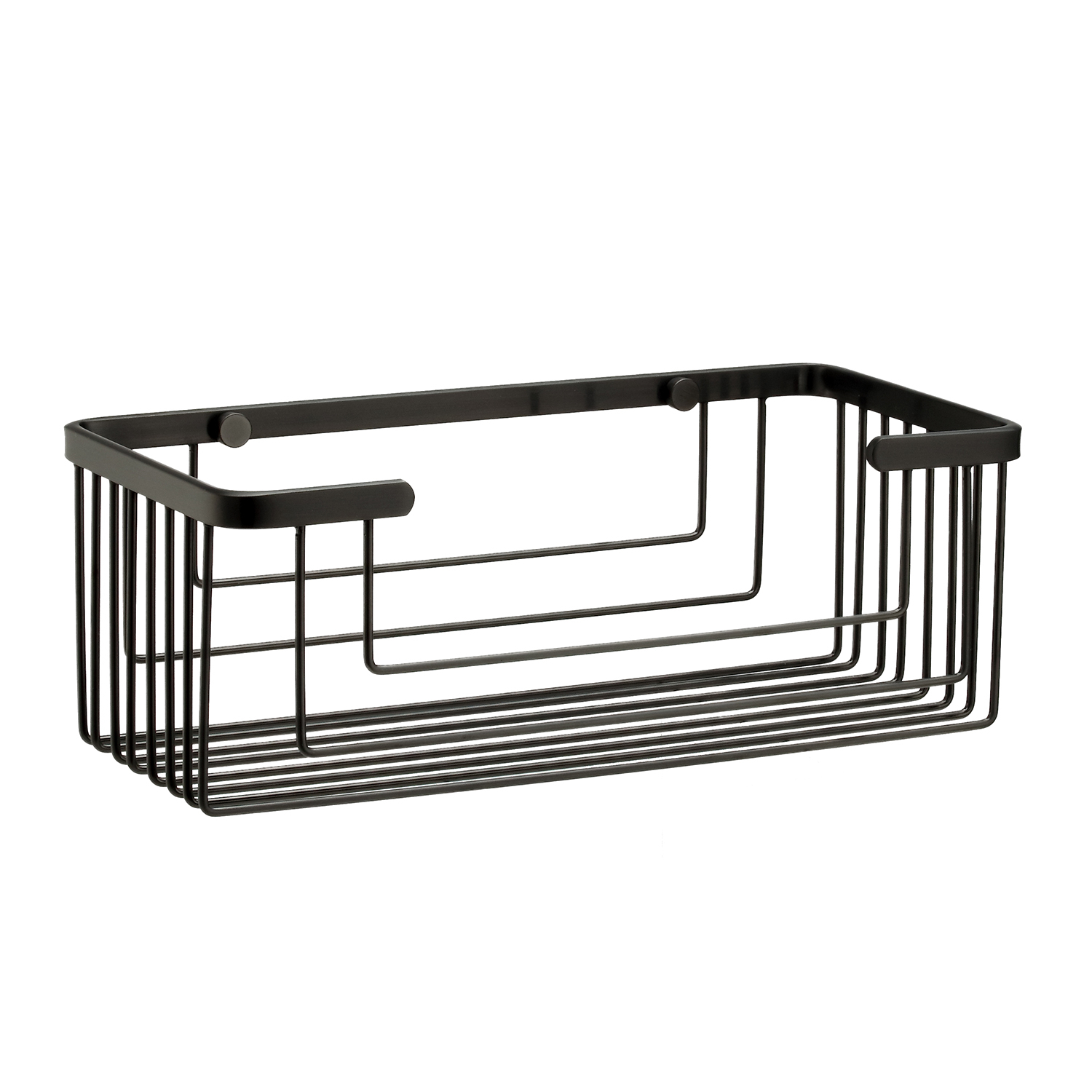 K-711GUN METAL Straight metal shelf
