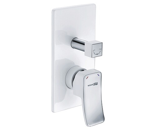 Aller 10641WHITE Single-lever shower mixer
