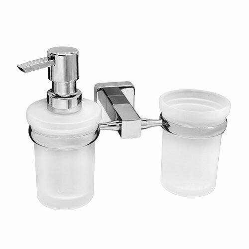 К-6589 Holder with cup and soap dispenser