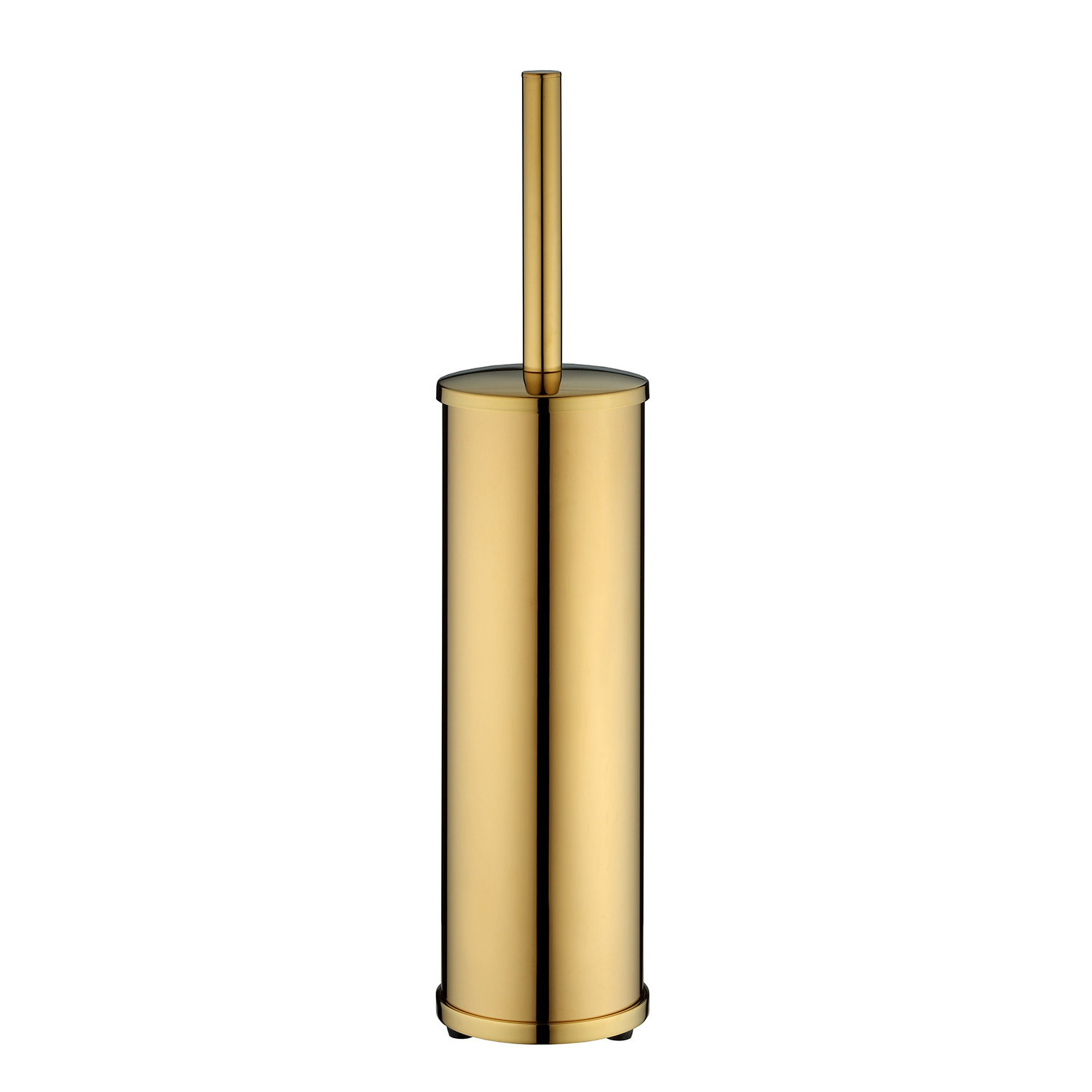 K-1027POLISHED GOLD Floor standing toilet brush holder