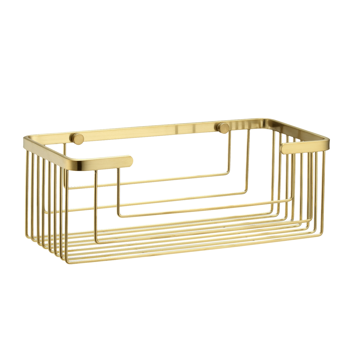 K-711BRUSHED GOLD Straight metal shelf