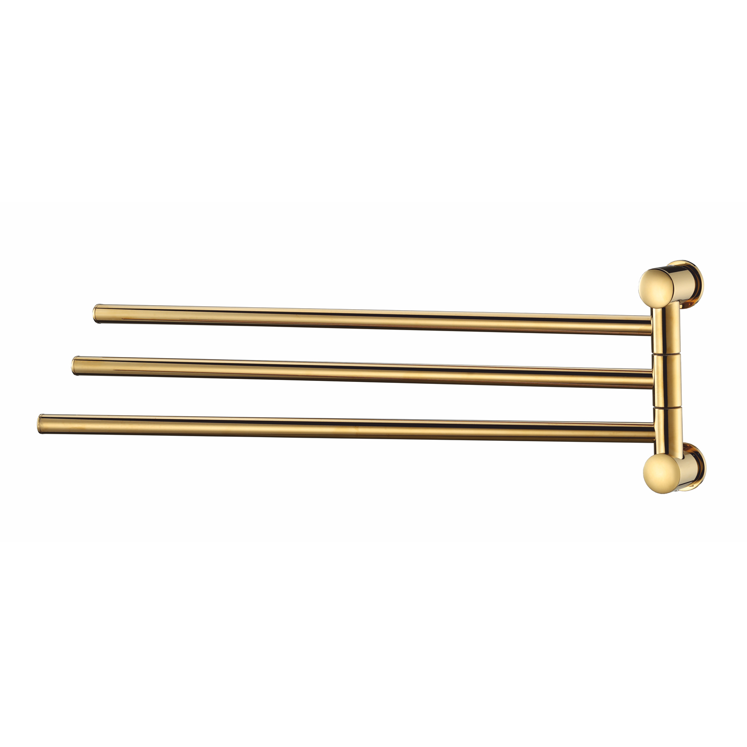 K-1033POLISHED GOLD 3-bar towel rail
