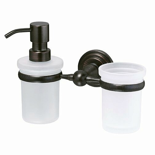 К-7389 Holder with cup and soap dispenser