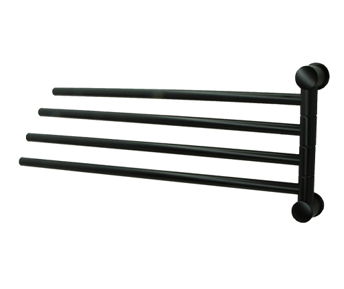 K-1034BLACK, 4-bar towel rail