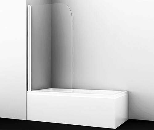 Leine 35P01-80WHITE Pivot Bath Bath Screen