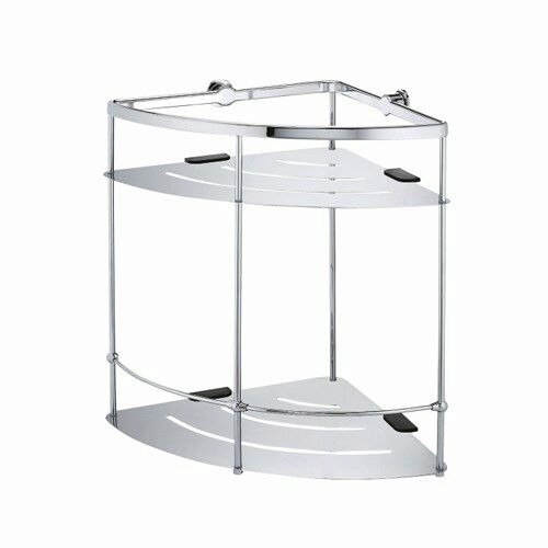 K-522 Corner metal shelf, double