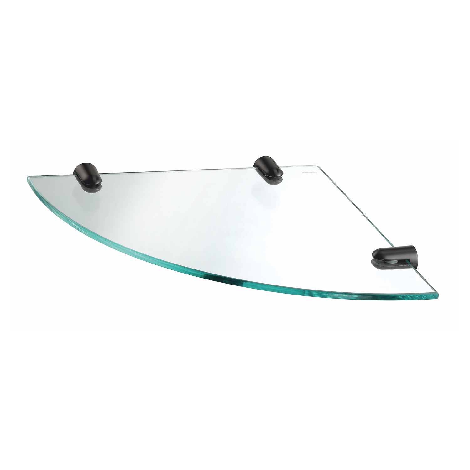 K-533GUN METAL Corner glass shelf