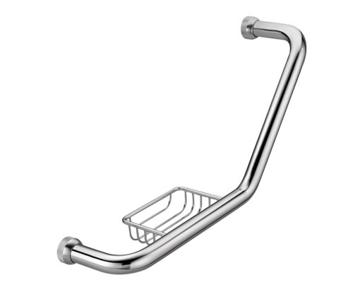 K-1077Left Grab bar with soap dish