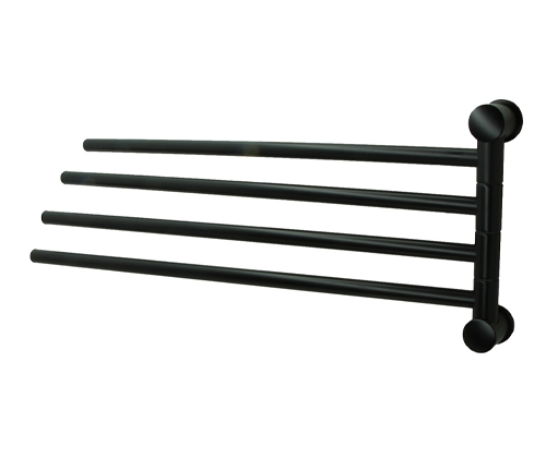 K-1034BLACK,  4-bar towel rail