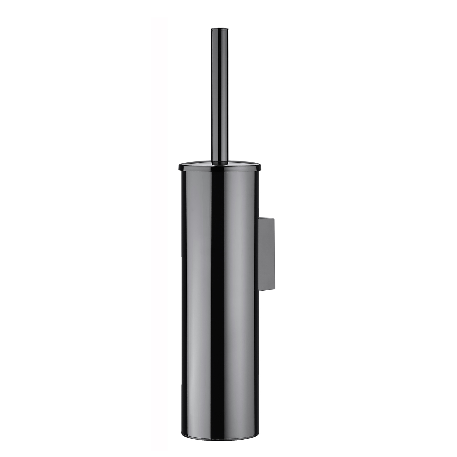 K-1087POLISHED BLACK Hanging toilet brush