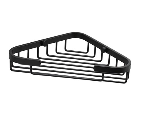 K-733BLACK Corner metal shelf