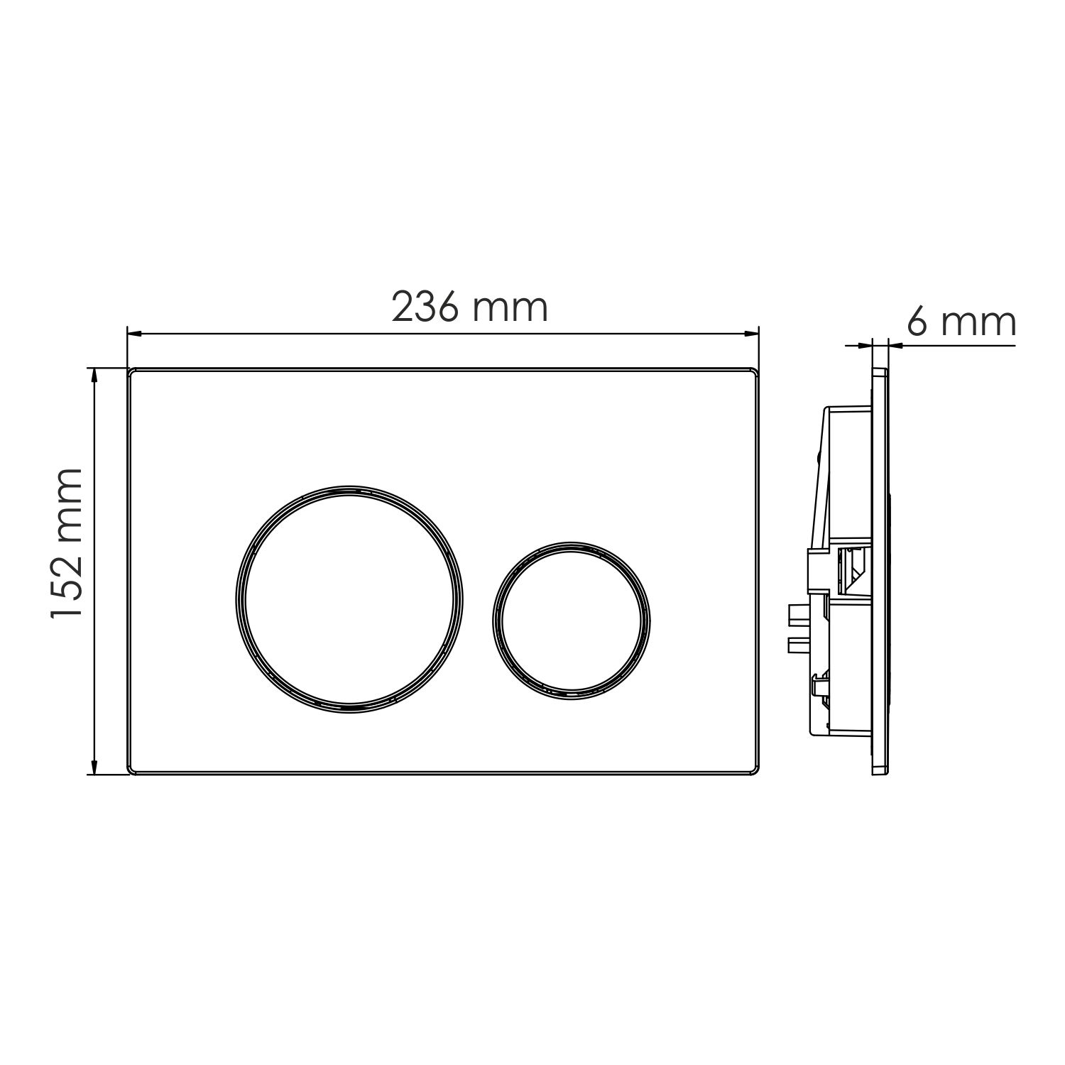 Dinkel 58TLT.010.ME.WM02 Installation system for toilets