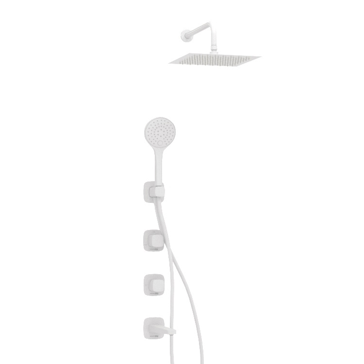 A9551.267.316.146.254.328.156.155 Built-in bath set with overhead shower head, shower head and spout