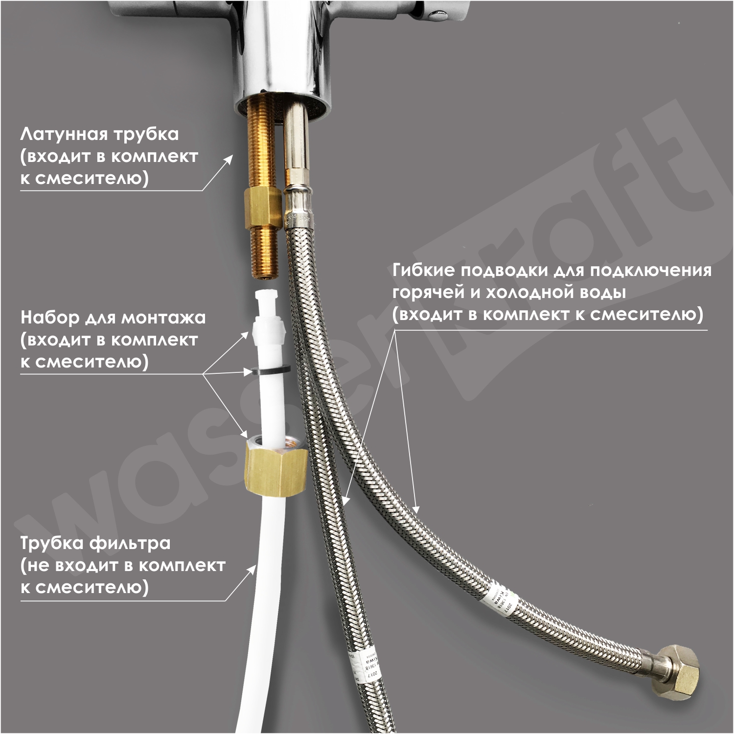 A8017 Water filter kitchen mixers